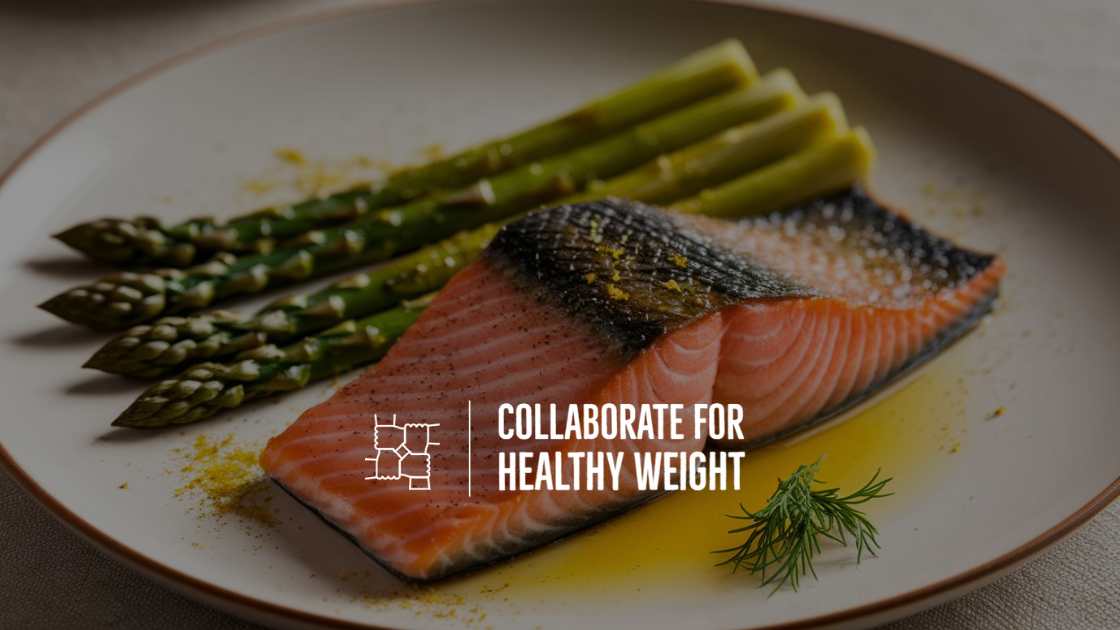 Pan-Seared Salmon with Roasted Asparagus