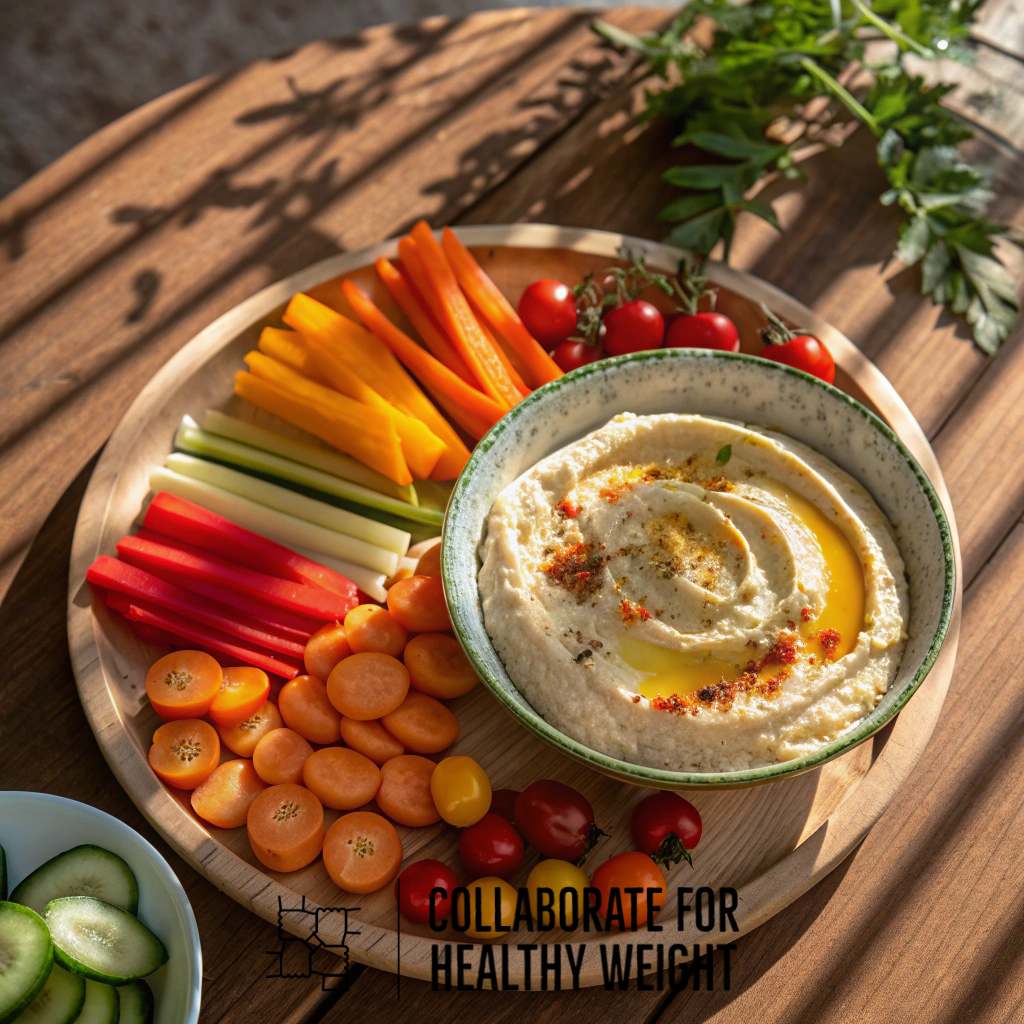 Classic Hummus with Vegetables