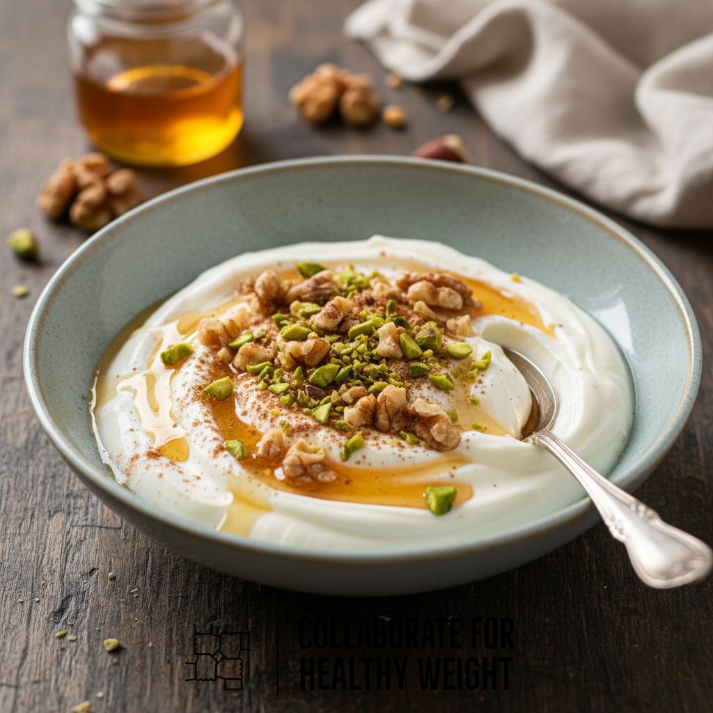 Greek Yogurt with Honey and Nuts