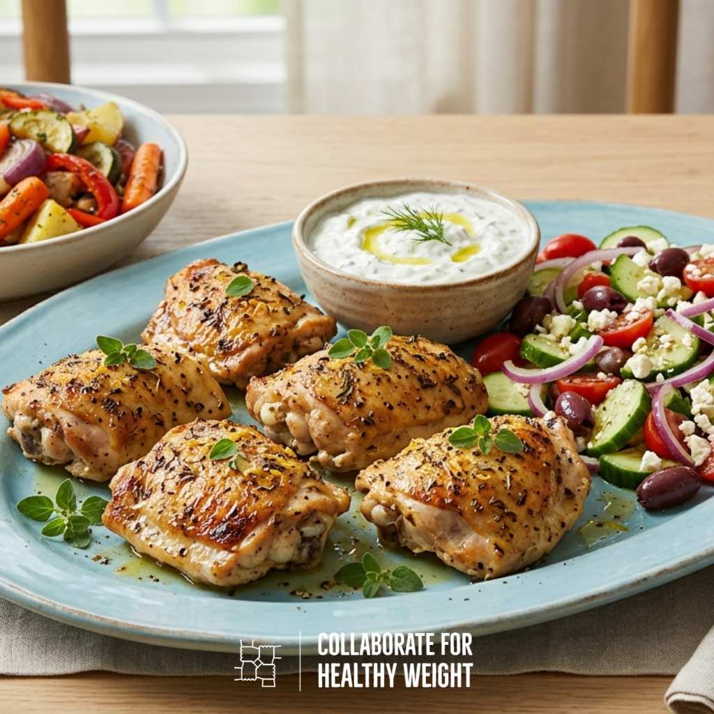 Lemon Oregano Greek Chicken Thighs