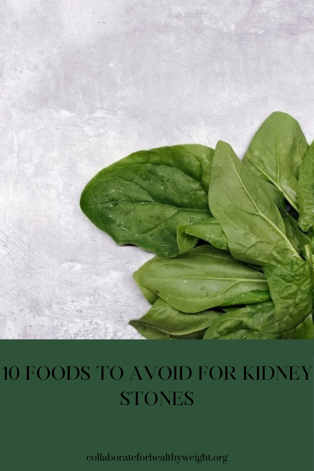 foods to avoid for kidney stones pin