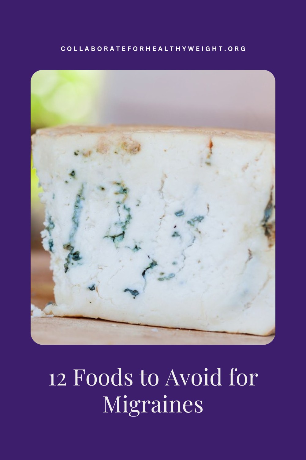 foods to avoid for migraines pin