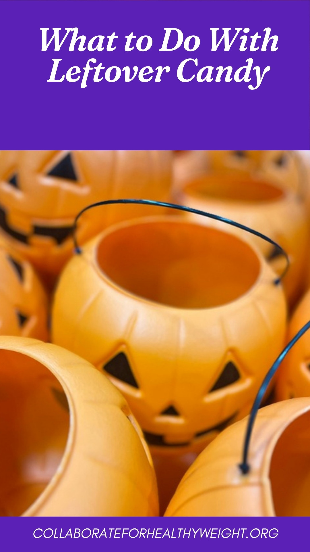 What to do with leftover Halloween candy pin