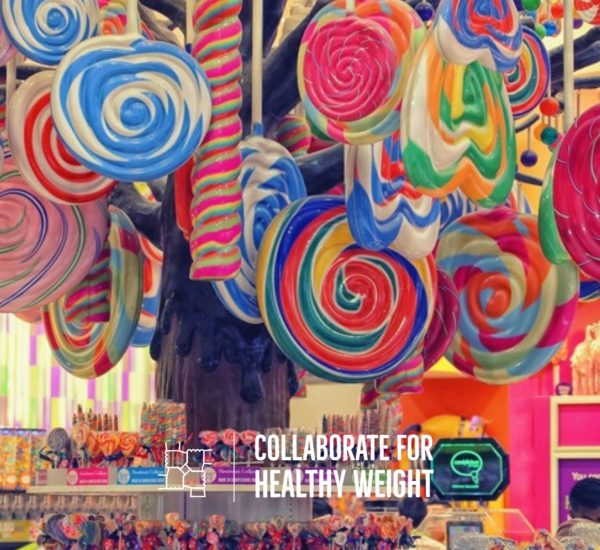 Colorful lollipops for nut-free Halloween candy